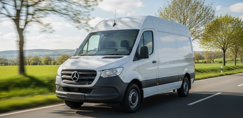 De actieradius van elektrische bedrijfswagens