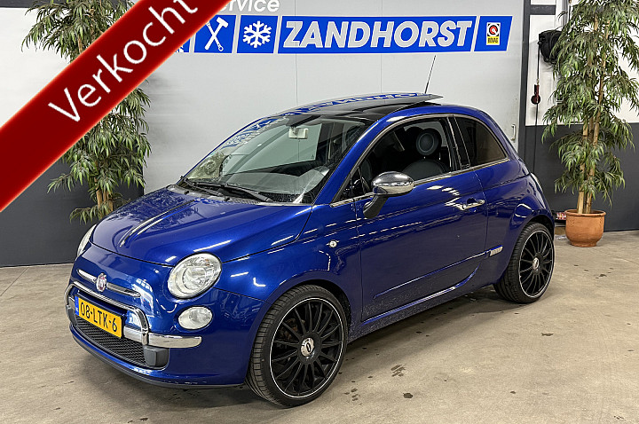Fiat 500 1.2 Lounge // Schuifdak // Leer // Autom.